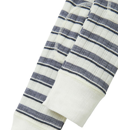 Name It Leggings - Uld - Noos - NmmWang - Folkstone Gray/Snow Wh
