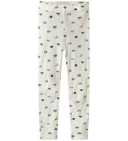 Name It Leggings - Uld - Noos - NmmWang - Snow White/Small Cars