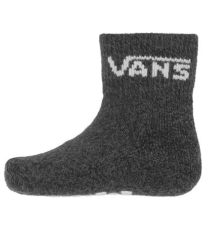 Vans Strømper - 2-pak - Classic Crew - Sort/Grå