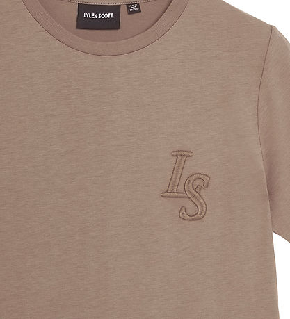 Lyle & Scott T-shirt - Monogram - Tigers Eye