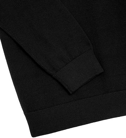 Lyle & Scott Bluse m. Lynlås - Strik - Jet Black