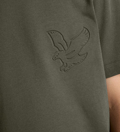 Lyle & Scott T-shirt - Embossed Eagle - Deep Depths