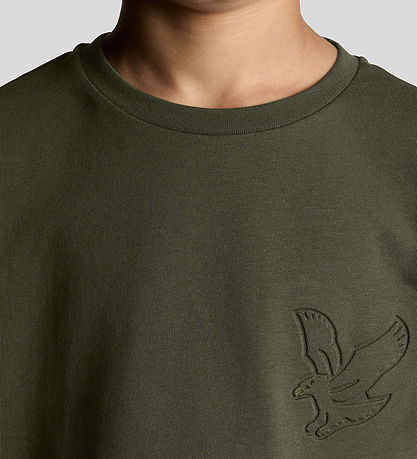 Lyle & Scott T-shirt - Embossed Eagle - Deep Depths
