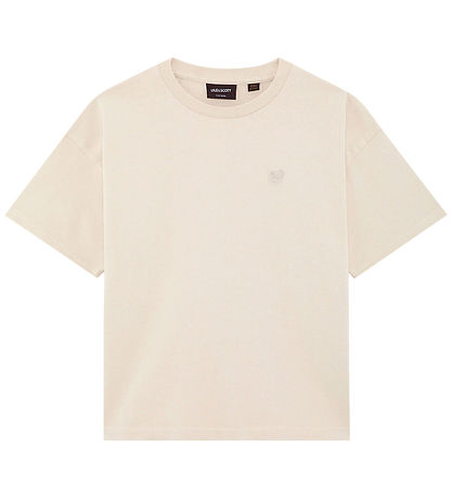 Lyle & Scott T-shirt - Heavy Weight Relaxed - Putty