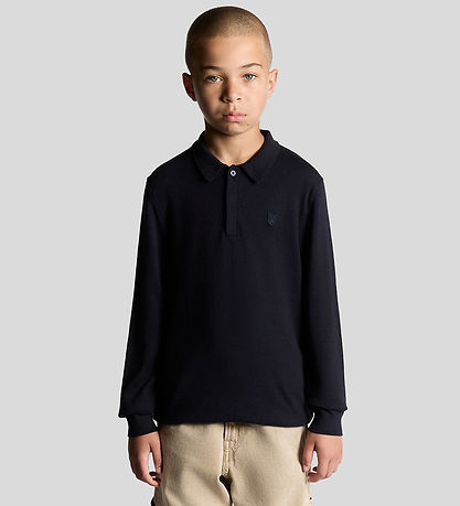 Lyle & Scott Polobluse - Strik - Dark Navy