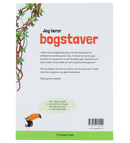 Forlaget Tukan Aktivitetsbog - Jeg Lærer Bogstaver - Dansk
