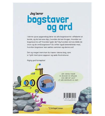 Forlaget Tukan Aktivitetsbog - Jeg Lærer Bogstaver Og Ord - Dans