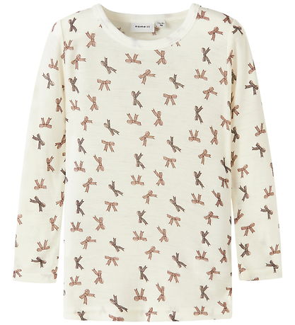 Name It Bluse - Uld - NmfWang - Snow White/Bows