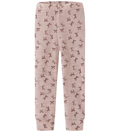 Name It Leggings - Uld - NmfWang - Shadow Gray/Bows