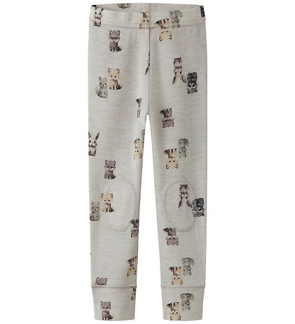 Name It Leggings - Uld - NmmWang - Nacreous Cloud/Forest animals