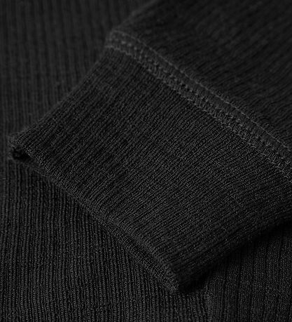 Name It Leggings - Uld - Rib - Noos - NbnWax - Black