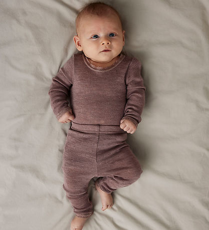 Name It Leggings - Uld - Noos - NbfWang -  Antler