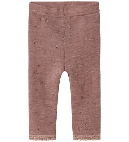 Name It Leggings - Uld - Noos - NbfWang -  Antler