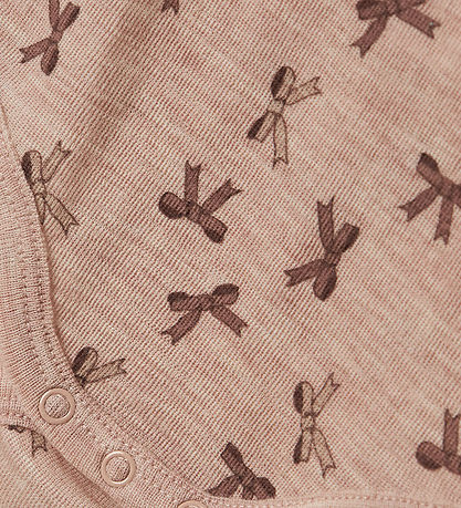 Name It Body l/æ - Uld - NbfWang - Shadow Gray/Bows