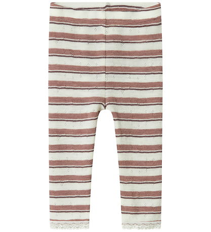 Name It leggings - Uld - Noos - NbfWang -  Antler/Snow white