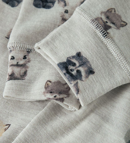 name It Leggings - Uld - NbmWang - Micro Chip/Forest animals