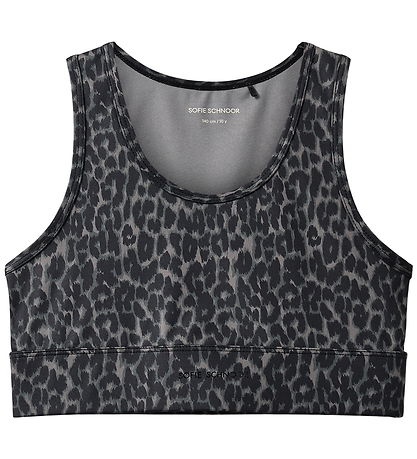 Sofie Schnoor Top - Karasy - Grey Leopard