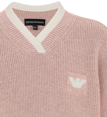 Emporio Armani Bluse - Strik - Burnished Lilac