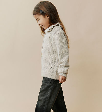 Sofie Schnoor Cardigan - Strik - Hennysk - Ecru Melange