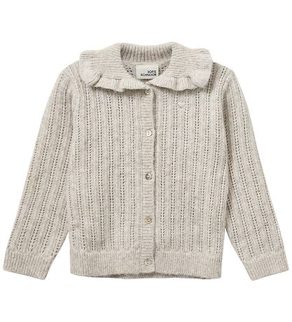 Sofie Schnoor Cardigan - Strik - Hennysk - Ecru Melange