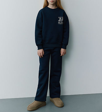 Sofie Schnoor Sweatpants - GabbiSY - Navy Blue
