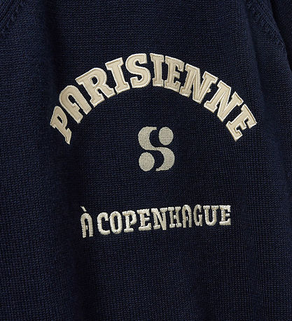 Sofie Schnoor Bluse - Strik - ParisienneSY - Navy Blue