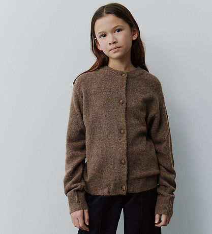Sofie Schnoor Cardigan - Strik - MauraSY - Brown Melange