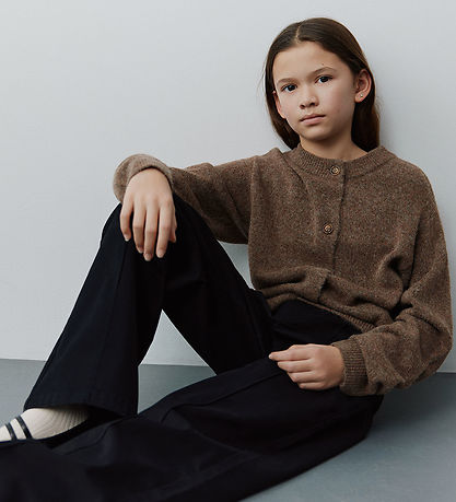 Sofie Schnoor Cardigan - Strik - MauraSY - Brown Melange