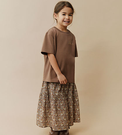 Sofie Schnoor T-shirt - Astask - Brun m. Croissant