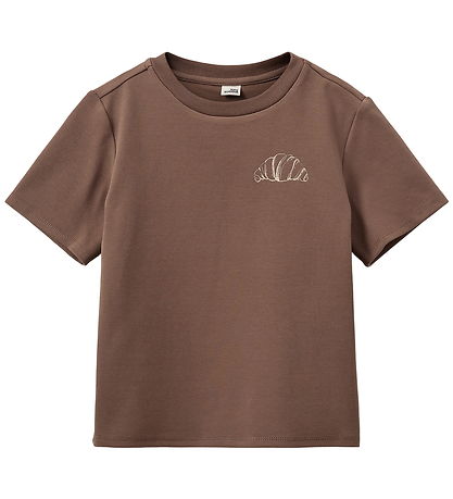 Sofie Schnoor T-shirt - Astask - Brun m. Croissant