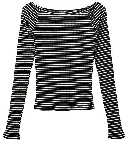 Sofie Schnoor Bluse - Rib - Soma - Black Striped