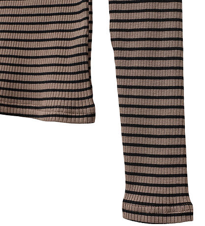 Sofie Schnoor Bluse - Rib - Soma - Brown Striped