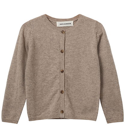 Sofie Schnoor Cardigan - Strik - Cisse - Brown Melange