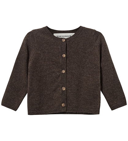 Sofie Schnoor Cardigan - Strik - Cisse - Brown Fudge