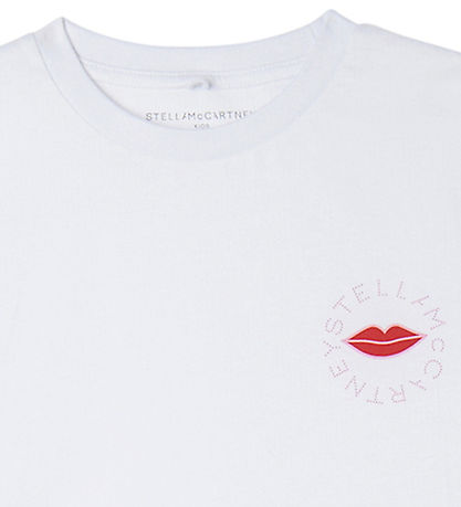 Stella McCartney Kids T-shirt - Hvid m. Læber