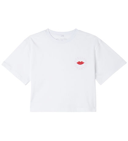 Stella McCartney Kids T-shirt - Hvid m. Læber