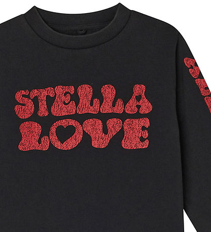 Stella McCartney Kids Bluse - Sort m. Rød