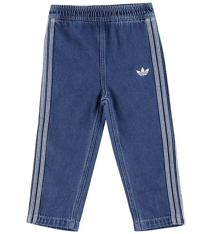 adidas Originals Sæt - Jeggings/Sweatshirt - Medium Blue/Night I