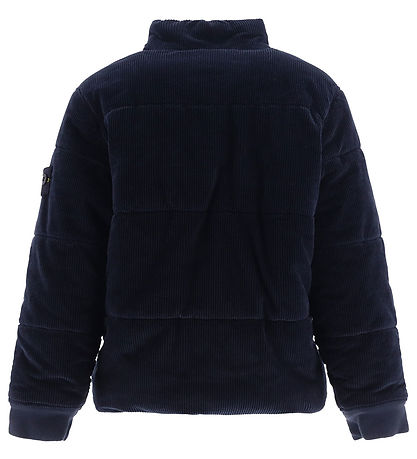Stone Island Jakke - Fløjl - Navy Blue