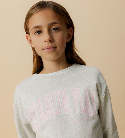 Name It Sweatshirt - NkfLiona - Light Grey Melange