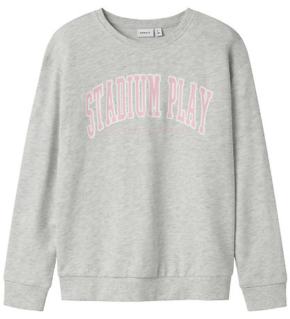 Name It Sweatshirt - NkfLiona - Light Grey Melange