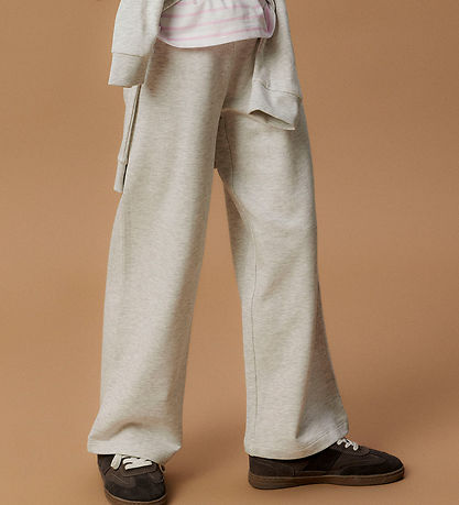 Name It Sweatpants - NkfLiona - Light Grey Melange