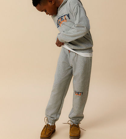 Name It Sweatpants - NkmLucas - Grey Melange