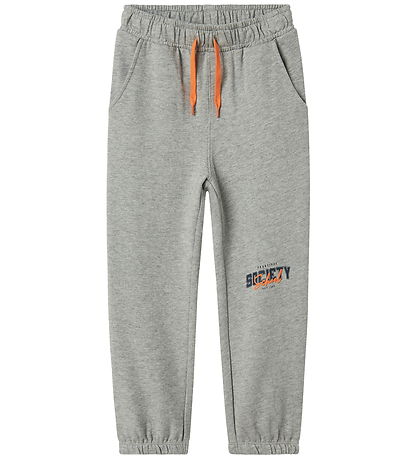 Name It Sweatpants - NkmLucas - Grey Melange