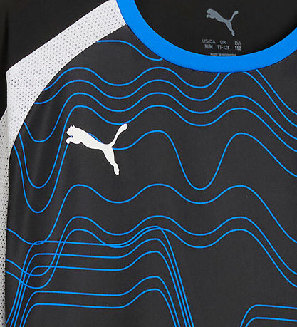 Puma T-shirt - Liga Graphic - Sort/Blå/Hvid