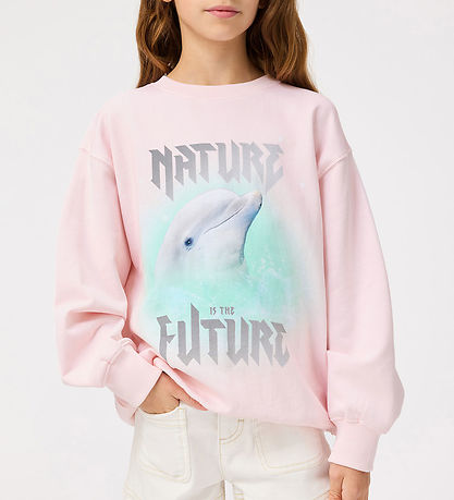Molo Sweatshirt - Monti - Glitter Dolphin
