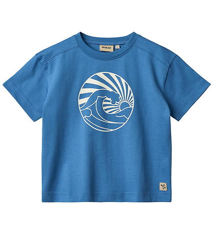 Wheat T.shirt - Wally - Blå
