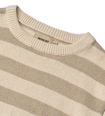 Wheat Bluse - Strik - Morgan - Beige Stripe