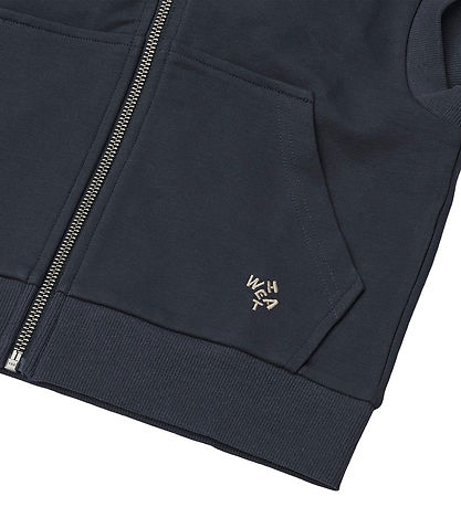 Wheat Cardigan - W-Carl - Navy