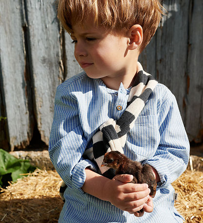 Wheat Bluse - Strik - Morgan - Navy Stripe